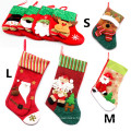 Hot Christmas Gift Christmas Stocking Sock Santa Claus Xmas Tree Hanging Decor Christmas Stockings Candy Gift Bag Navidad